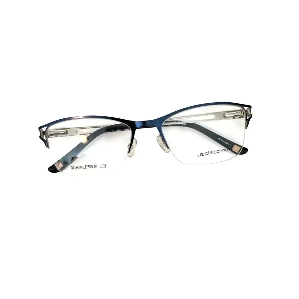 NEW Liz Claiborne L 661 Blue and Gold Eye Glasses